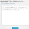 Generating Files with jQuery