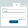 jQuery tab Style Login and Signup