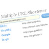 jquery Multiple URL Shortener Page