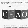 Typography Effects with CSS3 and jQuery