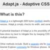 Adapt.js - Adaptive CSS