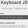 Keyboard JS – Library for binding to keys or key combos