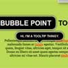 Bubble Point Tooltips with CSS3 & jQuery