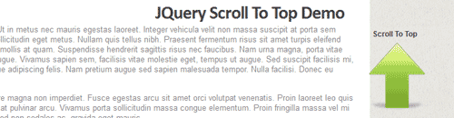 How To Create An Animated Scroll To Top With jQuery