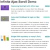 Infinite Ajax Scroll, a jQuery plugin