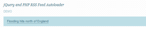 jQuery and PHP RSS Feed Syndicator (with auto-reload!)