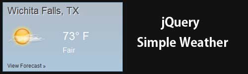 simpleWeather : How to display weather with jQuery