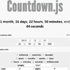 Countdown.js : Calculate Time Between 2 Dates with JavaScript