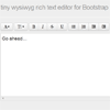 bootstrap-wysiwyg : jQuery Bootstrap WYSIWYG rich-content editor