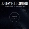 jQuery fullContent : Enables fully websites