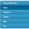 SmartMenus : jQuery Advance website menu scripts