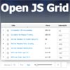 Open JS Grid : Easiest jQuery Grid