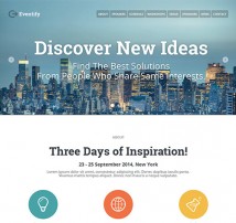 Eventify One Page Conference HTML5 Template