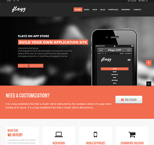 Flayz - Multipurpose Wordpress Theme