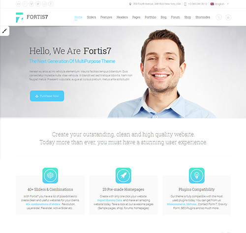 Fortis7 - Responsive Multi-Purpose Theme