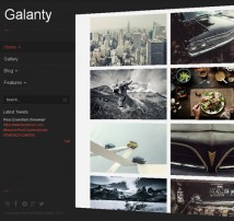 Galanty - Fullscreen Creative Portfolio WP Theme