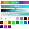 jQuery Bootstrap Color Picker Sliders