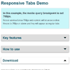 jQuery Responsive Tabs Plugin