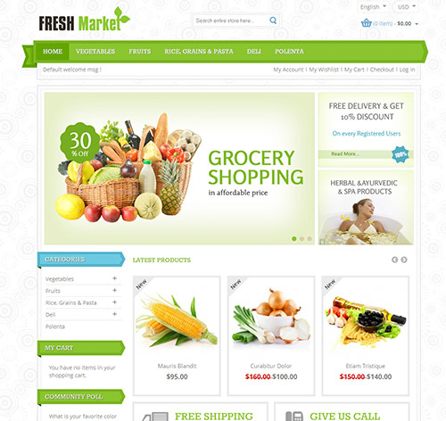 http://themeforest.net/item/fresh-market-magento-responsive-theme/6608703