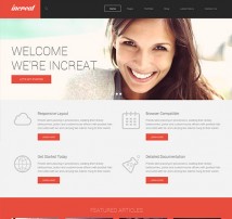 Increat - Responsive Multi-Purpose Theme