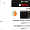 jQuery Tax Calculator with Chart.js