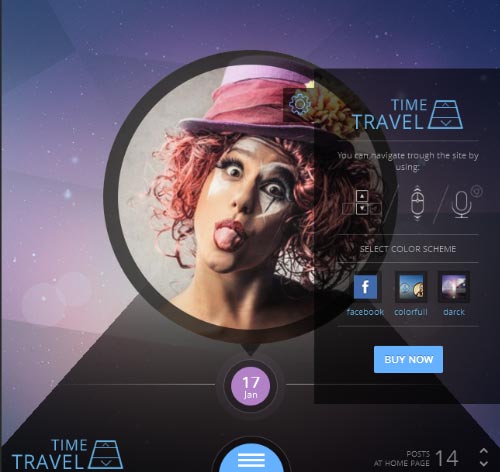 Time Travel - Timeline WordPress Theme