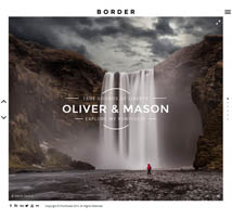 BORDER - A Delightful Photography WordPress Theme