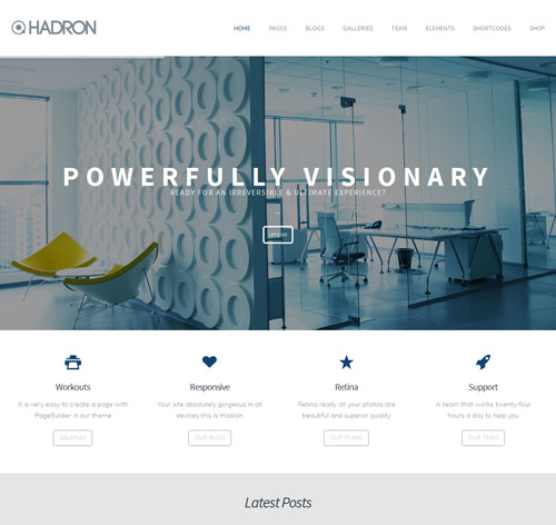 Hadron – Multi Purpose WordPress Theme