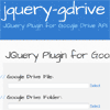 Gdrive : jQuery Plugin for Google Drive API