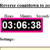 jQuery Reverse Countdown Timer