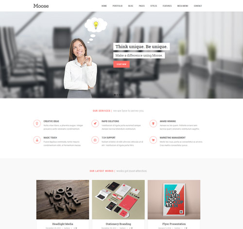 Moose - Multipurpose Responsive WordPress Theme