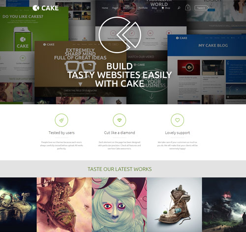 Cake - Responsive Multi-Purpose WordPress Theme