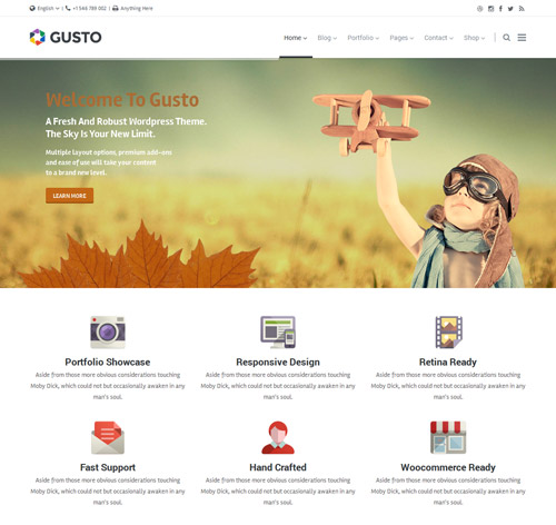 Gusto - Vanguard Wordpress Theme