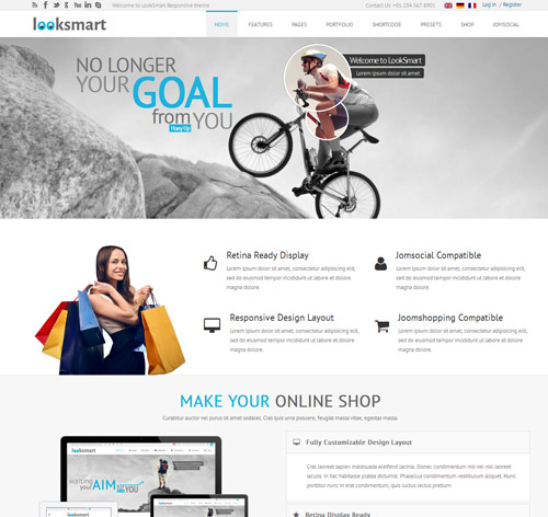 LookSmart - Responsive Multi-Purpose Joomla Theme