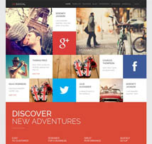 M-Social - Responsive Joomla Theme