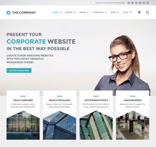 The Company - Responsive Multi-Purpose Theme