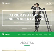 Atrium – Responsive One Page WordPress Theme