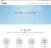 Omega - Multi-Purpose Responsive Bootstrap Theme