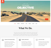 Objective - Responsive Portfolio Photography Theme