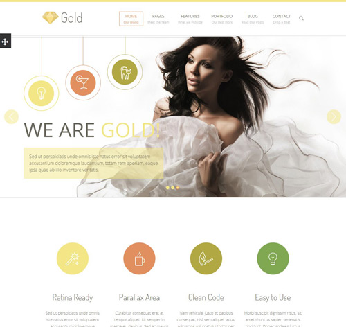 Gold - Responsive Business HTML5 Template