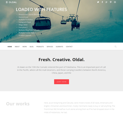 Oldal - Business & eCommerce Drupal Theme