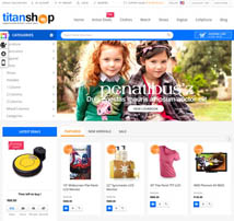 Responsive Magento Theme - Gala TitanShop