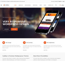 Cadillac - 6 Multipurpose Layout Wordpress Theme