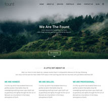 Fount - One & Multipage Hybrid Wordpress Theme