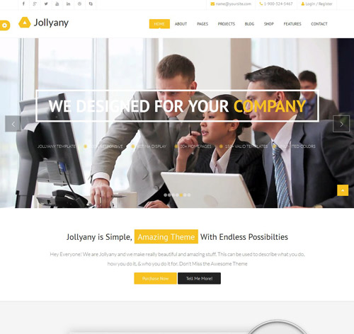 Jollyany - Corporate Multi Purpose Drupal Theme