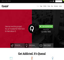 Quezal Software Responsive WordPress Theme