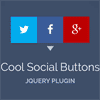 Cool Social Buttons jQuery Plugin