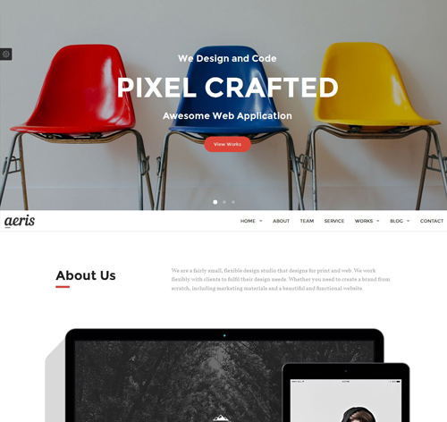 AERIS - Creative Parallax Template