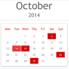 jQuery Events Calendar via Ajax