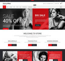 GlamourShop Responsive Prestashop 1.6 Theme + Blog